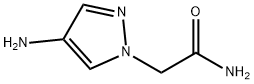 2-(4-amino-1H-pyrazol-1-yl)acetamide 化学構造式
