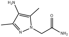 2-(4-amino-3,5-dimethyl-1H-pyrazol-1-yl)acetamide 结构式