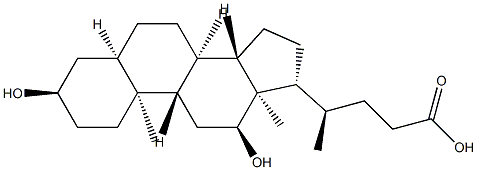 3-hydroxy-polydeoxycholic acid 化学構造式
