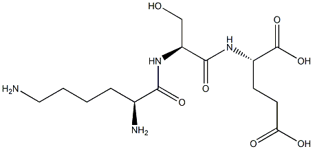 poly(lysyl-seryl-glutamic acid) Structure