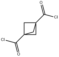 Bicyclo[1.1.1]pentane-1,3-dicarbonyl dichloride (9CI) Structure