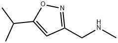 1-(5-isopropyl-3-isoxazolyl)-N-methylmethanamine(SALTDATA: HCl) Structure