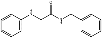 N-benzyl-2-(phenylamino)acetamide, 116433-58-0, 结构式