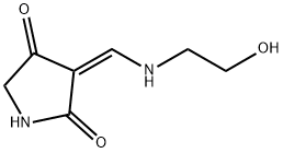 3-{[(2-hydroxyethyl)amino]methylene}-2,4-pyrrolidinedione Struktur