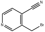 4-Pyridinecarbonitrile,3-(bromomethyl)-(9CI) Structure