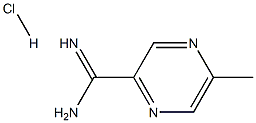 5-Methylpyrazine-2-carboxiMidaMide hydrochloride Struktur