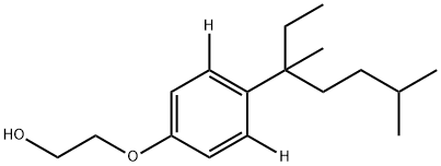 4-(3,6-二甲基-3-庚基)苯酚-3,5-D2 一氧化物,1173019-32-3,结构式