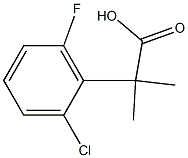 2-(2-chloro-6-fluorophenyl)-2-methylpropanoic acid Structure