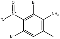 2,4-Dibromo-6-methyl-3-nitroaniline,117824-53-0,结构式