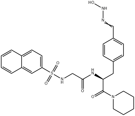 N(alpha)-(2-naphthylsulfonylglycyl)-4-oxamidinophenylalanine piperidide 结构式