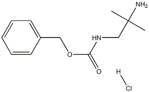 1-N-CBZ-2-Methylpropane-1,2-diaMine-HCl Struktur