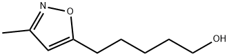 5-Isoxazolepentanol,3-methyl-(9CI) Struktur
