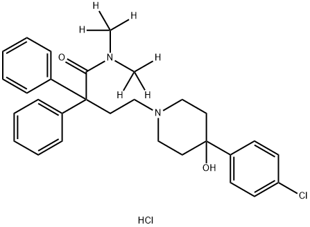 LOPERAMIDE-D6 Structure