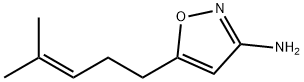 3-Isoxazolamine,5-(4-methyl-3-pentenyl)-(9CI) 化学構造式
