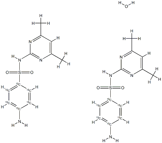 スルファメタジン-13C6 1/2水和物 (フェニル-13C6) スルファジミジン-13C6 1/2水和物