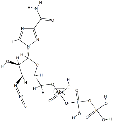 119764-56-6 3'-azido-3'-deoxyribavirin-5'-triphosphate