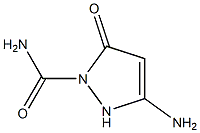 1H-Pyrazole-1-carboxamide,3-amino-5-hydroxy-(9CI) Structure