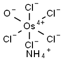 diammonium pentachlorohydroxyosmate(2-) Structure