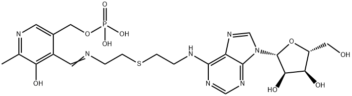 adenosine-N(6)-diethylthioether-N'-pyridoximine 5'-phosphate Struktur