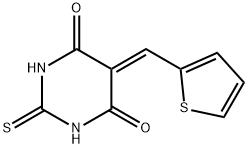5-(2-thiophene)-2-thiobarbituric acid 化学構造式