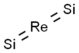 けい化レニウム 化学構造式