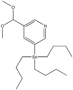 3-Formyl-5-(tributylstannyl)pyridine dimethylacetal|