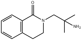 2-(2-amino-2-methylpropyl)-3,4-dihydroisoquinolin-1(2H)-one Structure