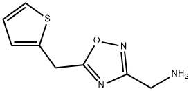 (5-(噻吩-2-基甲基)-1,2,4-噁二唑-3-基)甲胺,1208409-04-4,结构式