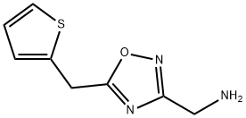 1-[5-(2-thienylmethyl)-1,2,4-oxadiazol-3-yl]methanamine(SALTDATA: 1HCl 0.02(C6H5)3PO) Structure