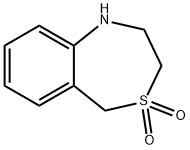 5,6,7,9-Tetrahydro-8-thia-5-aza-benzocycloheptene 8,8-dioxide Struktur
