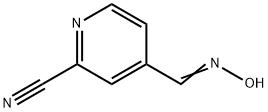 2-Pyridinecarbonitrile,4-[(hydroxyimino)methyl]-(9CI) 结构式