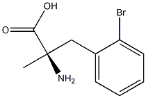 α-Me-D-Phe(2-Br)-OH·H2O 结构式