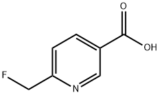 3-Pyridinecarboxylicacid,6-(fluoromethyl)-(9CI) Struktur