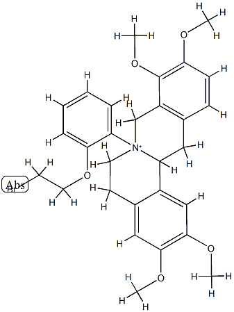 7-(bromoethoxyphenyl)tetrahydropalmatine,121447-96-9,结构式