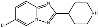 6-Bromo-2-(Piperidin-4-Yl)-[1,2,4]Triazolo[1,5-A]Pyridine(WX165003),1214875-44-1,结构式