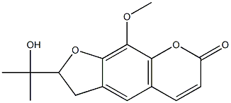2,3-DIHYDRO-2-(1-HYDROXY-1-METHYLETHYL)-9-METHOXY-DIHYDROP. 结构式