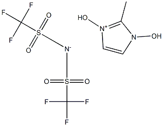 1,3-二羟基-2-甲基咪唑双(三氟甲磺酰)亚胺 结构式