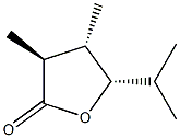 2(3H)-Furanone,dihydro-3,4-dimethyl-5-(1-methylethyl)-,(3alpha,4bta,5bta)-(9CI) 结构式