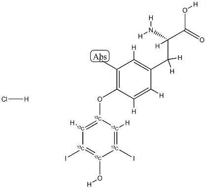 3,3',5'-Triiodothyronine-(diiodophenyl-13C6) hydrochloride|反 T3-13C6 盐酸盐