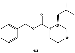 (S)-1-N-CBZ-2-이소부틸피페라진-HCl