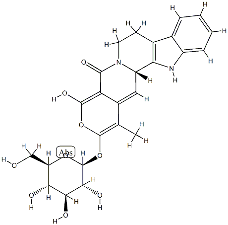 nauclecosidine Struktur
