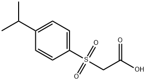 2-(4-isopropylphenylsulfonyl)acetic acid Structure