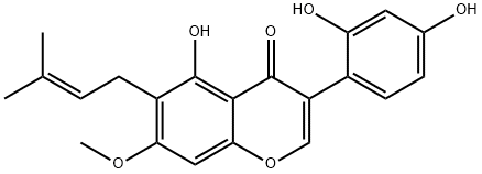 7-O-Methylluteone Struktur