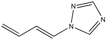 1H-1,2,4-Triazole,1-(1,3-butadienyl)-(9CI) 结构式