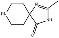 2-methyl-1,3,8-triazaspiro[4.5]dec-1-en-4-one(SALTDATA: 1.95HCl 0.1H2O),1227465-73-7,结构式