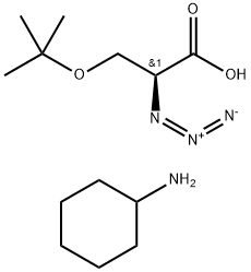 N3-Ser(OtBu)-OH CHA salt 化学構造式