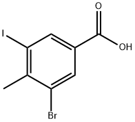 3-Bromo-5-iodo-4-methylbenzoic acid Structure