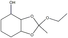 1,3-Benzodioxol-4-ol,2-ethoxyhexahydro-2-methyl-(9CI) Structure