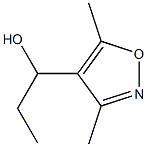 4-Isoxazolemethanol,-alpha--ethyl-3,5-dimethyl-(9CI),123371-83-5,结构式