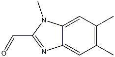 1H-Benzimidazole-2-carboxaldehyde,1,5,6-trimethyl-(9CI) Structure